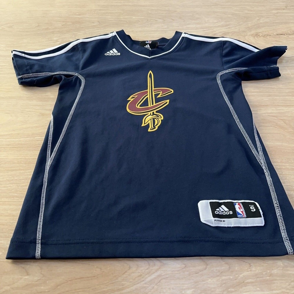Adidas Cleveland Cavaliers Shirt Youth Boys S Small 8 Cavs Navy NBA Authentics - Picture 7 of 11